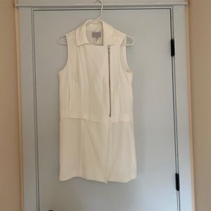 1. STATE white sleeveless vest / dress